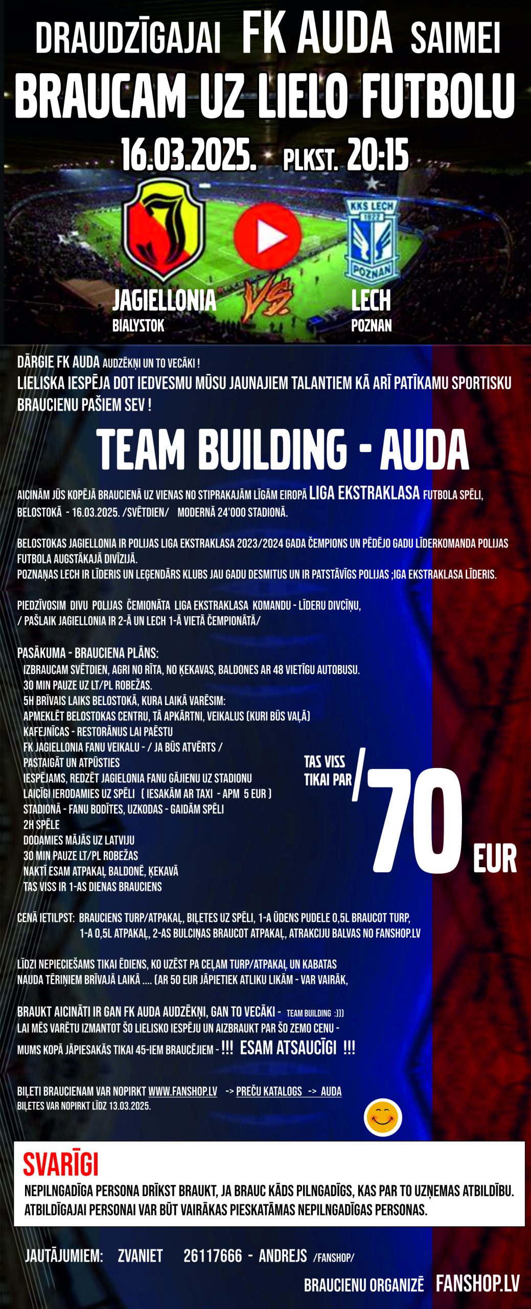 IZPĀRDOTS - FK AUDA brauciens 16.03.2025.