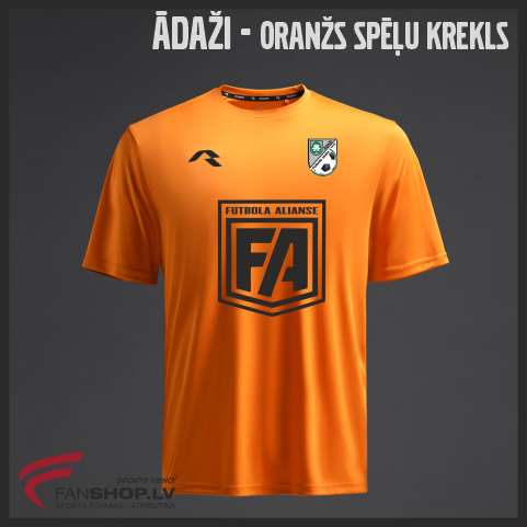 FA - spēļu krekls ORANŽS
