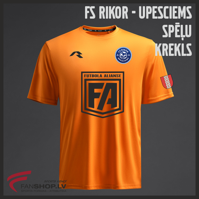 FA - spēļu krekls ORANŽS